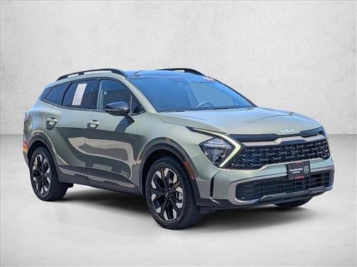 Jungle Green 2023 Kia Sportage Plug-In Hybrid X-Line