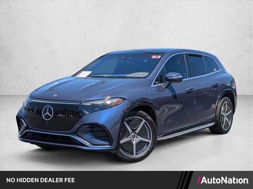 Twilight Blue Metallic 2023 Mercedes-Benz EQS 580 4MATIC