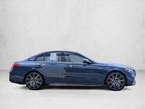 Twilight Blue Metallic 2024 Mercedes-Benz AMG C 43 4MATIC