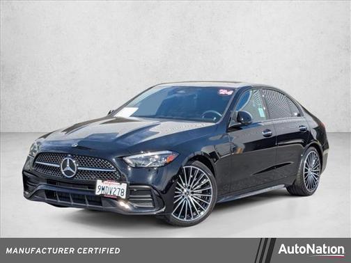 Black 2024 Mercedes-Benz C-Class C 300