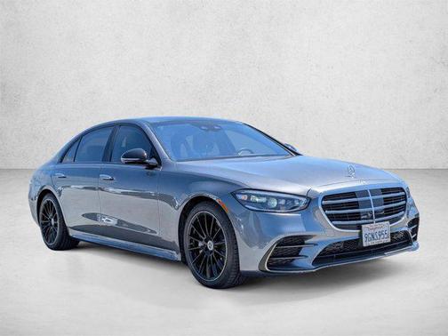 Selenite Grey 2023 Mercedes-Benz S-Class 4MATIC