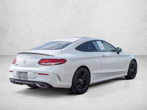 Polar White 2022 Mercedes-Benz C-Class Coupe