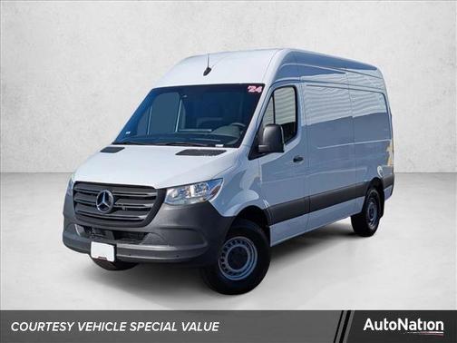 Arctic White 2024 Mercedes-Benz Sprinter 2500 Standard Roof
