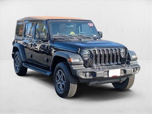 2020 Jeep Wrangler Unlimited Black and Tan 4X4