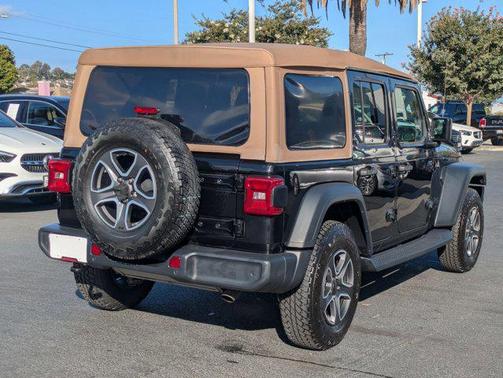 2020 Jeep Wrangler Unlimited Black and Tan 4X4