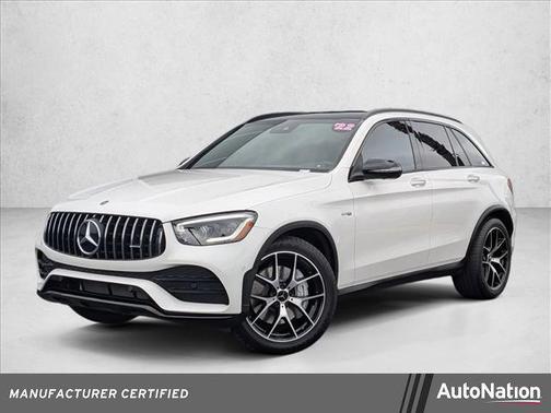 Polar White 2022 Mercedes-Benz AMG GLC 43 4MATIC