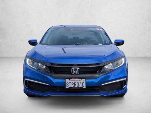 Aegean Blue Metallic 2020 Honda Civic LX