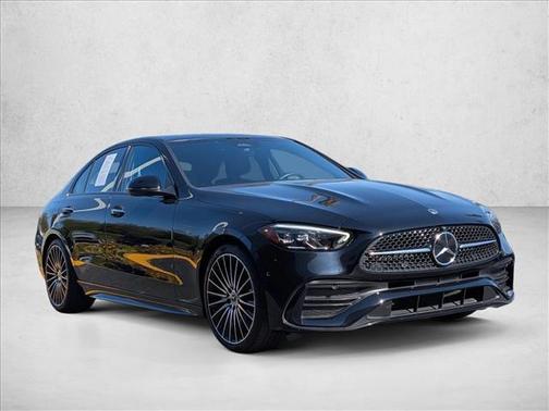 Black 2023 Mercedes-Benz C-Class Sedan