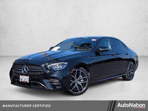 Black 2021 Mercedes-Benz E-Class 4MATIC