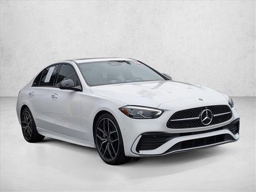 Polar White 2022 Mercedes-Benz C-Class Sedan
