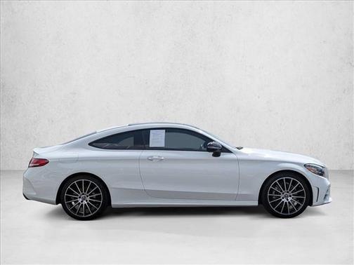 Polar White 2021 Mercedes-Benz C-Class Coupe