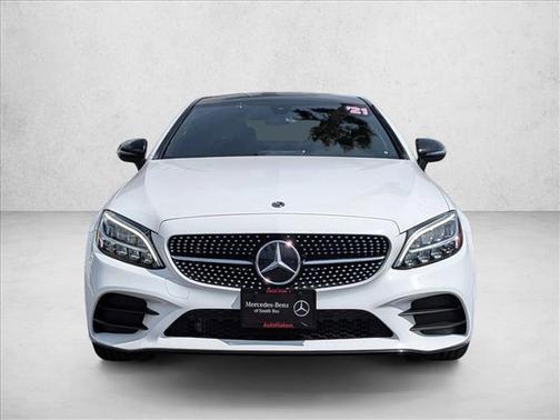 Polar White 2021 Mercedes-Benz C-Class Coupe