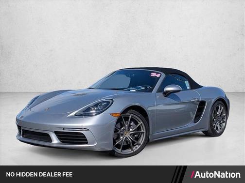 GT Silver Metallic 2024 Porsche 718 Boxster Roadster