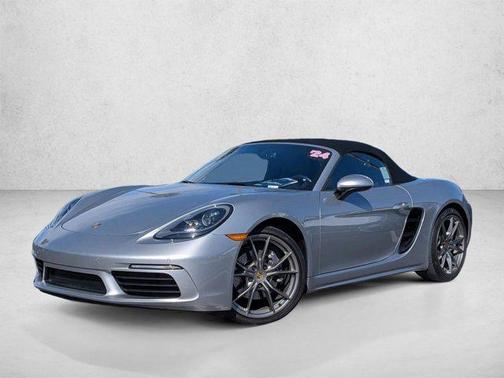 GT Silver Metallic 2024 Porsche 718 Boxster Roadster