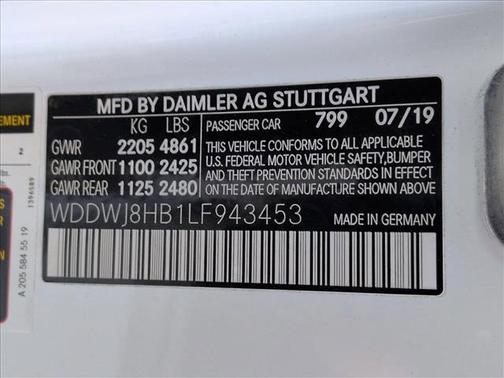 2020 Mercedes-Benz AMG C 63 S