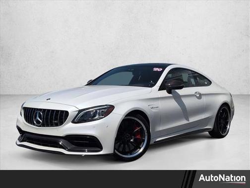 designo Diamond White Metallic 2020 Mercedes-Benz AMG C 63 S