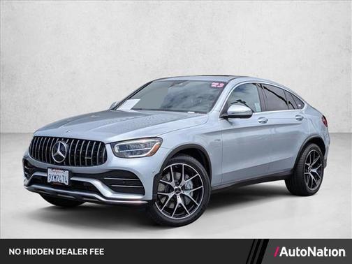 Cirrus Silver Metallic 2023 Mercedes-Benz AMG GLC 43 4MATIC Coupe