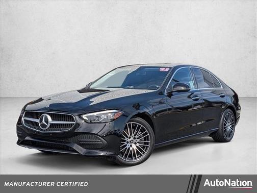Black 2022 Mercedes-Benz C-Class Sedan