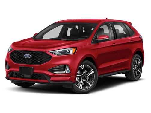 Red 2020 Ford Edge ST