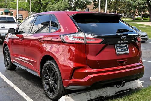 Red Metallic 2022 Ford Edge ST Line