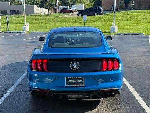 Velocity Blue Metallic 2021 Ford Mustang EcoBoost