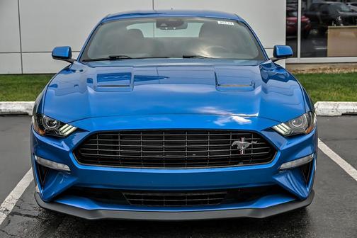 Velocity Blue Metallic 2021 Ford Mustang EcoBoost