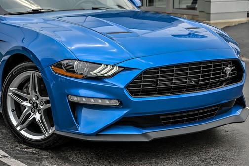 Velocity Blue Metallic 2021 Ford Mustang EcoBoost