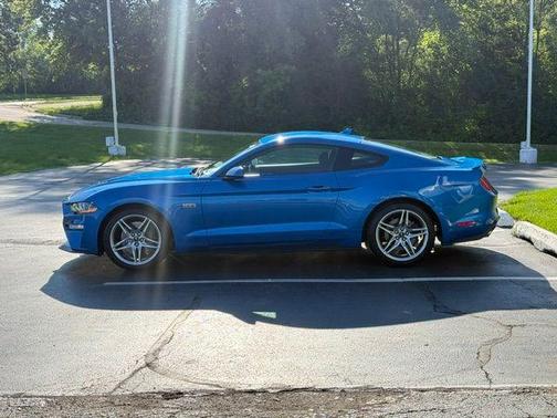 Velocity Blue Metallic 2021 Ford Mustang EcoBoost