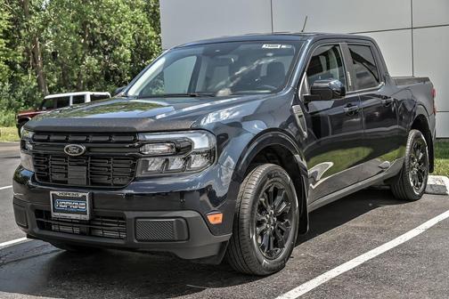 Alto Blue Metallic Tinted Clearcoat 2023 Ford Maverick Lariat