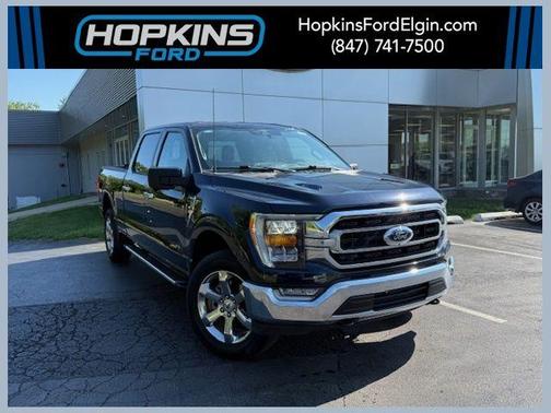 Antimatter Blue Metallic 2023 Ford F-150 XLT