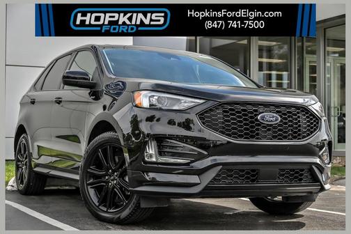 Agate Black Metallic 2023 Ford Edge ST Line