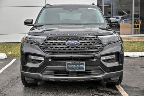 Agate Black Metallic 2022 Ford Explorer XLT