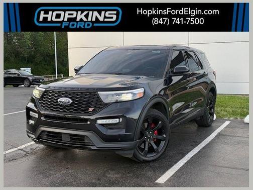 Agate Black Metallic 2022 Ford Explorer ST