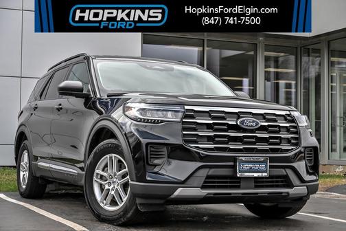 Black Metallic 2025 Ford Explorer Active
