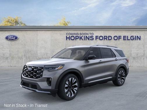 Carbonized Gray Metallic 2026 Ford Explorer Platinum