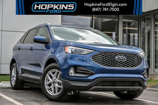 Blue Metallic 2024 Ford Edge SEL
