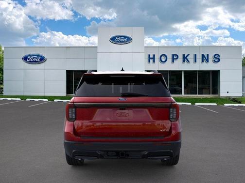 Rapid Red Metallic Tinted Clearcoat 2026 Ford Explorer ST-Line