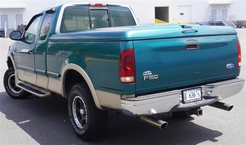 Pacific Green (CC/Met) 1997 Ford F-150 XLT SuperCab