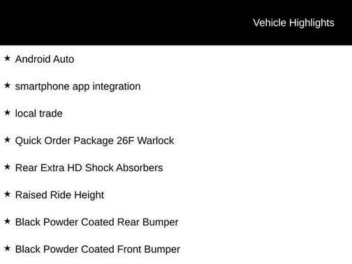 2024 RAM 1500 Classic Warlock Crew Cab 4x4 5'7' Box