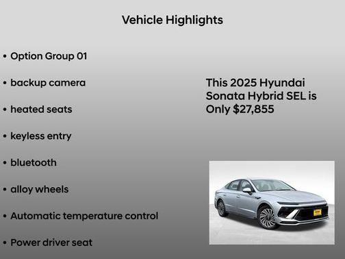 2025 Hyundai SONATA Hybrid SE