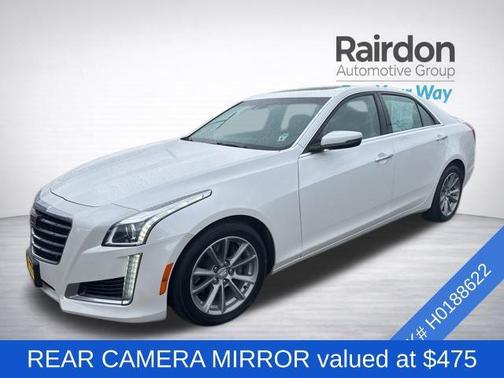 Crystal White Tricoat 2017 Cadillac CTS 2.0L Turbo Luxury