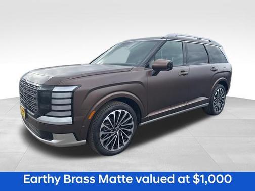 Earthy Brass Matte 2026 Hyundai Palisade Hybrid Calligraphy