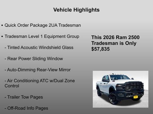 2026 RAM 2500 Tradesman