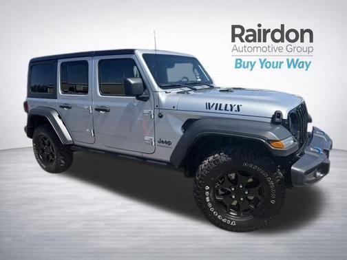 Silver Zynith Clearcoat 2023 Jeep Wrangler 4xe Willys
