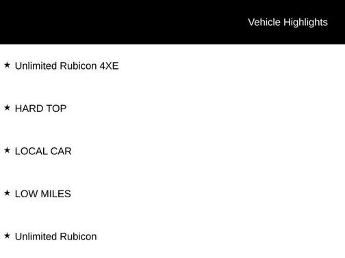 2021 Jeep Wrangler Unlimited 4xe Rubicon