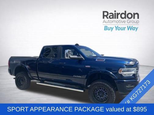 Patriot Blue Pearlcoat 2019 RAM 2500 Laramie Crew Cab 4x4 6'4' Box