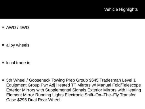 2024 RAM 3500 Tradesman Crew Cab 4x4 8' Box