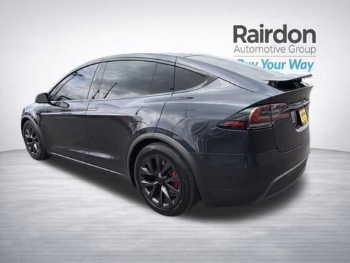 Solid Black 2023 Tesla Model X Plaid Tri Motor All-Wheel Drive