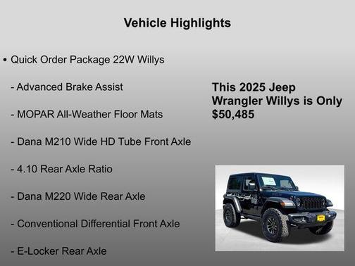 2025 Jeep Wrangler Willys