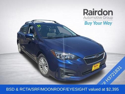 Lapis Blue Pearl 2017 Subaru Impreza 2.0i Premium